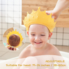 Factory Price Kids Shower Cap Shield Baby Visor Hat for Eye And Ear Protection Waterproof Shampoo Cap