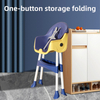 Portable Children's Dining Chair Kids' Chairs Baby Feeding High Chair Manufacturer
