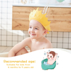 Factory Price Kids Shower Cap Shield Baby Visor Hat for Eye And Ear Protection Waterproof Shampoo Cap