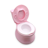 Pink Toddler Potty Training Toilet With Flushing Sound Baby Potty Travel Toilets Manufacturer