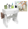 Washstand Self-care Station Child Baby Early Learning Plastic Washbasin Simulation