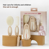 Baby Grooming Brush Baby Grooming Brush Bath Water Thermometer Set Newborn Head Care Soft Brush Round Comb
