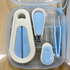 6 Sets Baby Nail Care Set Newborn Safety Scissors Anti-Clip Nail Clippers Baby Nail Trimmer