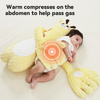 Baby Soothing Pillow Newborn Cute Sleeping Accompany Pillow with Electric Soothe Palm Stuffed Animal Plush Toys