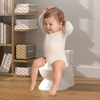 Potty Training Toilet for Toddler, Realistic Potty Training Toilet with Soft Seat with Realistic Flushing Sound & Non-Slip