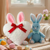 White Heart Pillow Cushion Toy Throw Pillows Gift Valentine's Day Decorative Pillows, Wedding Decorations