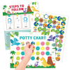 Unicorn Potty Training Sheet Suitable for Toddler Girls Potty Training Sticker Chart, Child Potty Training Reward Sheet, Child Reward Sheet