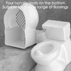 Potty Training Toilet for Toddler, Realistic Potty Training Toilet with Soft Seat with Realistic Flushing Sound & Non-Slip