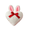 White Heart Pillow Cushion Toy Throw Pillows Gift Valentine's Day Decorative Pillows, Wedding Decorations