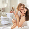 Potty Training Toilet for Toddler, Realistic Potty Training Toilet with Soft Seat with Realistic Flushing Sound & Non-Slip