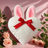 White Heart Pillow Cushion Toy Throw Pillows Gift Valentine's Day Decorative Pillows, Wedding Decorations